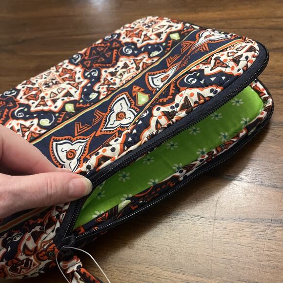 Padded Case Sleeve For Tablet Or E-Reader 8” x 10” Fabric Boho Chic Zipper Close - Picture 3 of 8